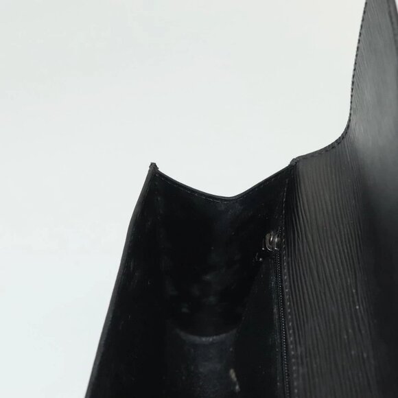 LOUIS VUITTON Epi Chaillot Clutch Bag Black M52542 LV Auth th6301 - Picture 12 of 16
